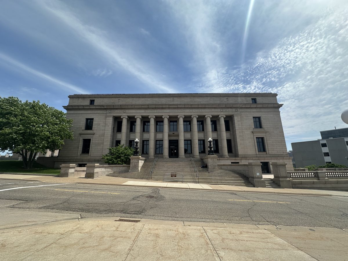 Minnesota Judicial Center at 25 Rev. Dr. Martin Luther King Jr. Boulevard in Saint Paul, Minnesota